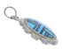 Southwest Sterling Silver Multicolor Inlay Pendant WX43304